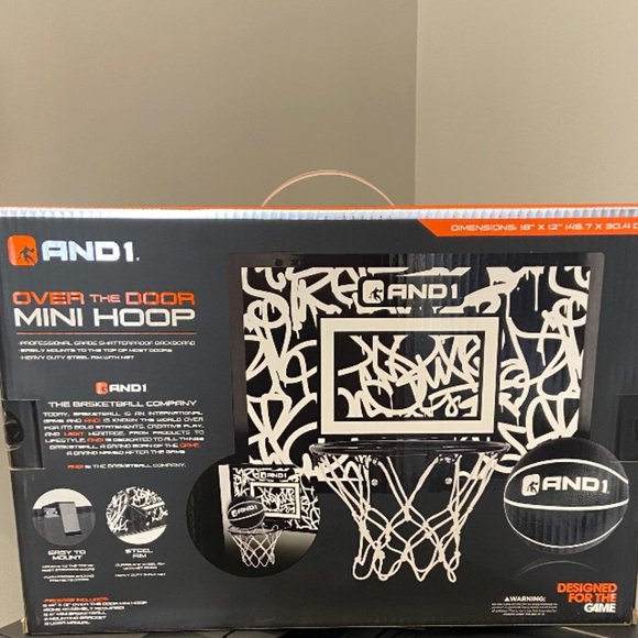 AND 1 Over the Door Mini Hoop - Picture 2 of 4